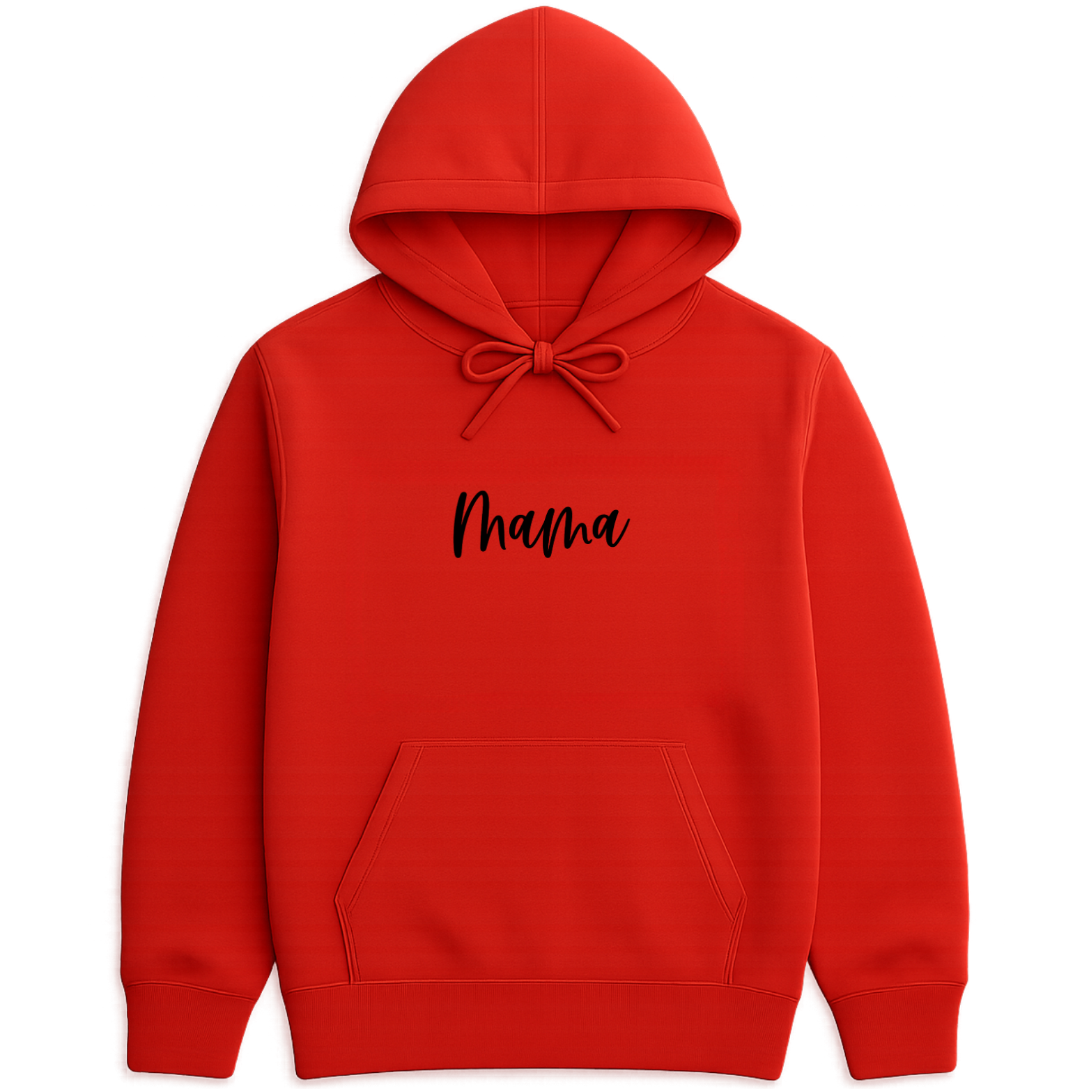 MAMA Hoodie - Red mockup