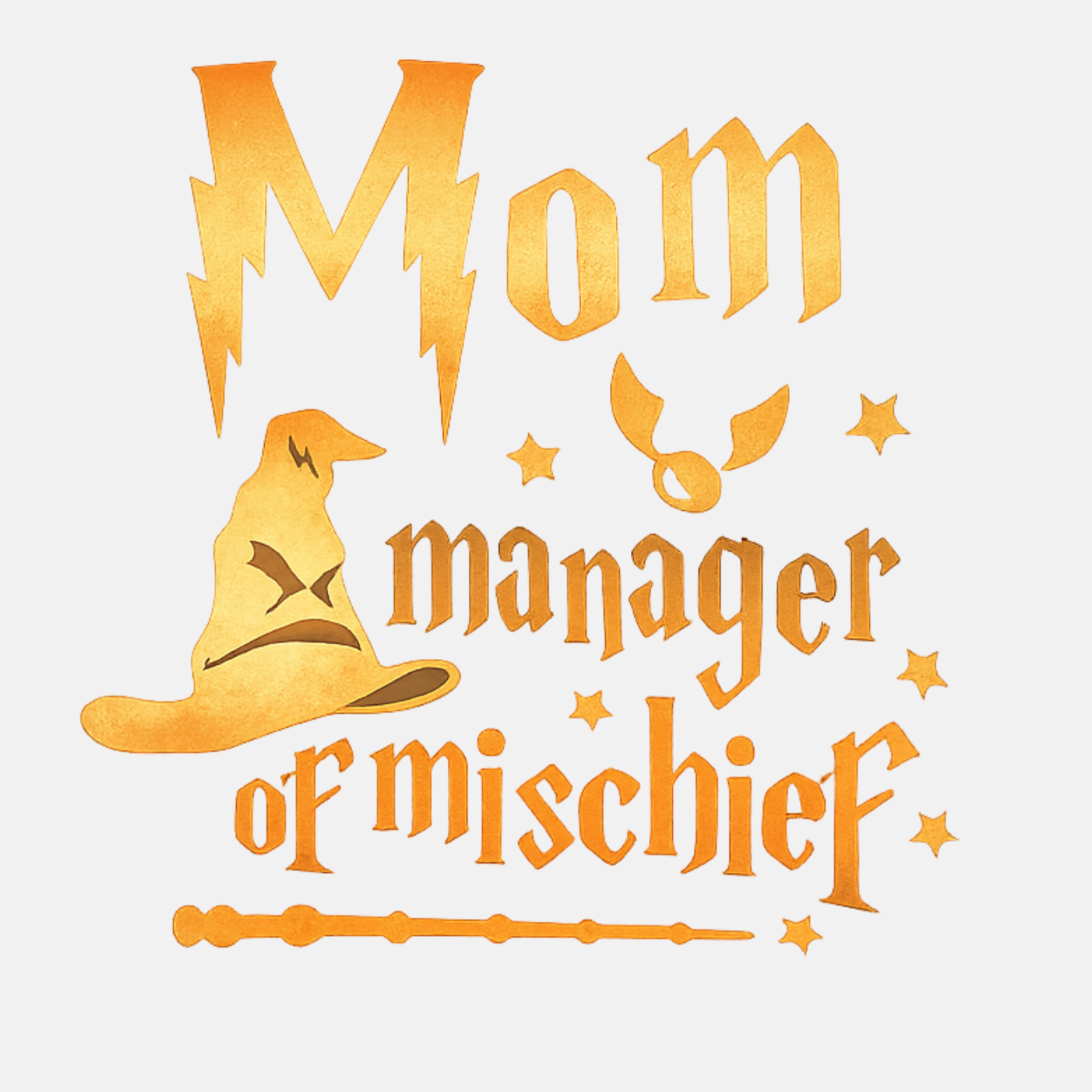 Mom Manager Of Mischief Women's Ultra-Premium Triblend T-Shirt - Natural design preview