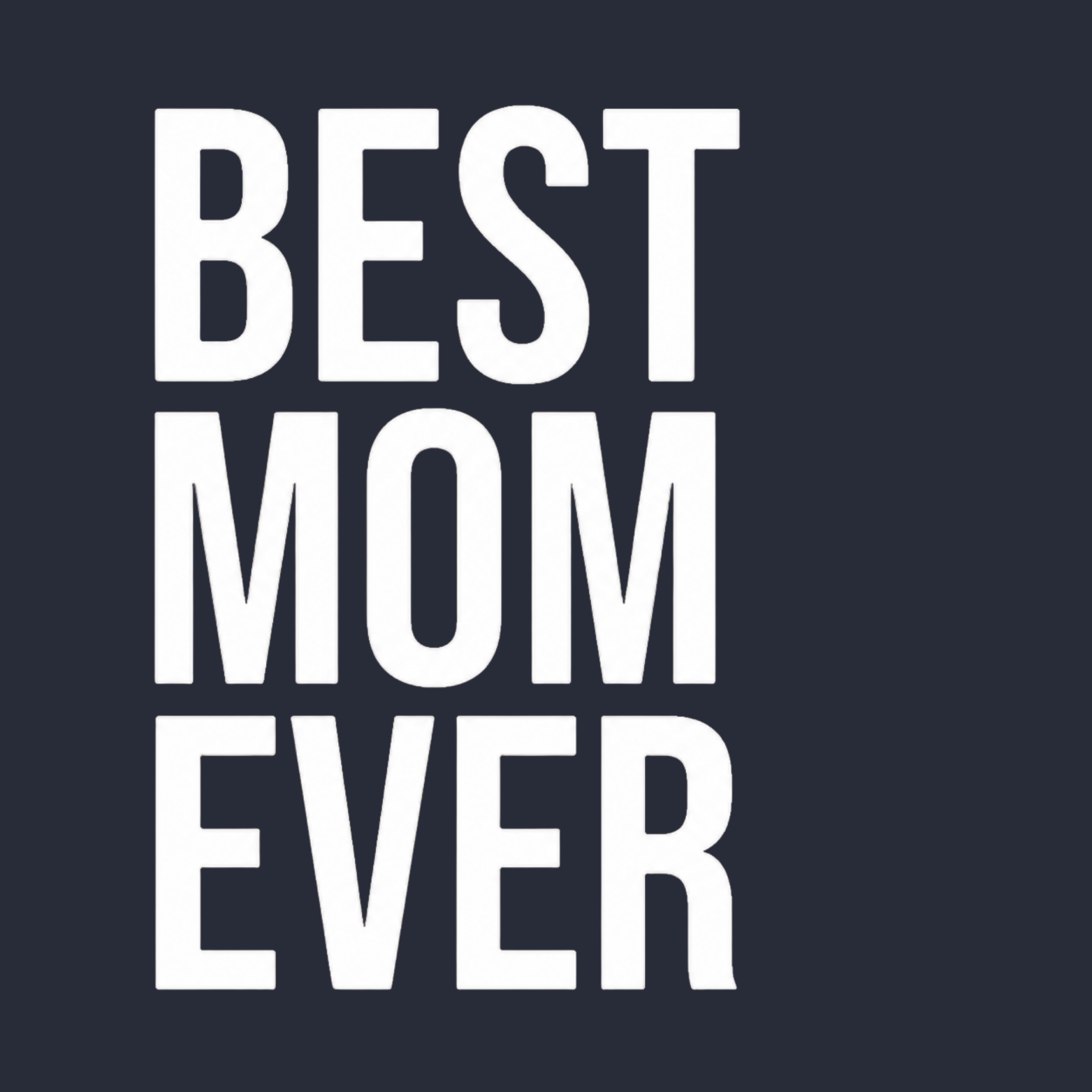 Best Mom Ever Women's Racerback Tank - Navy design preview