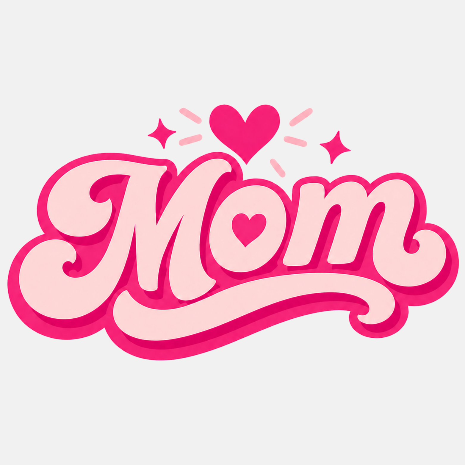 Mom Heart Women's Ultra-Premium Triblend T-Shirt - Natural design preview