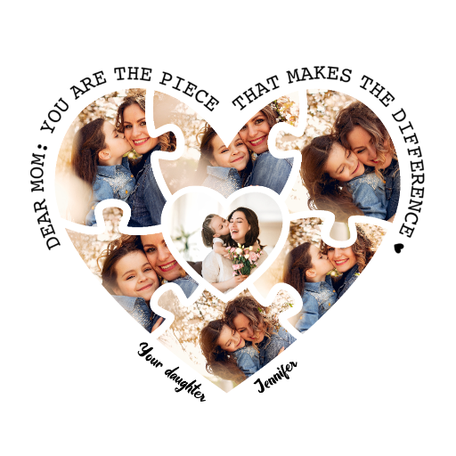 Mom, you are the piece that makes the difference Classic T-Shirt color variation 1
