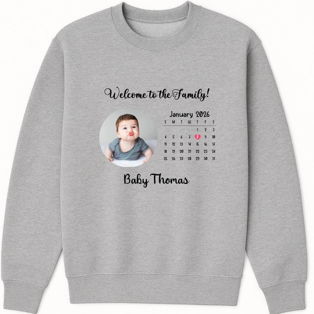 Welcome to the Family! Sweatshirt hero product mockup