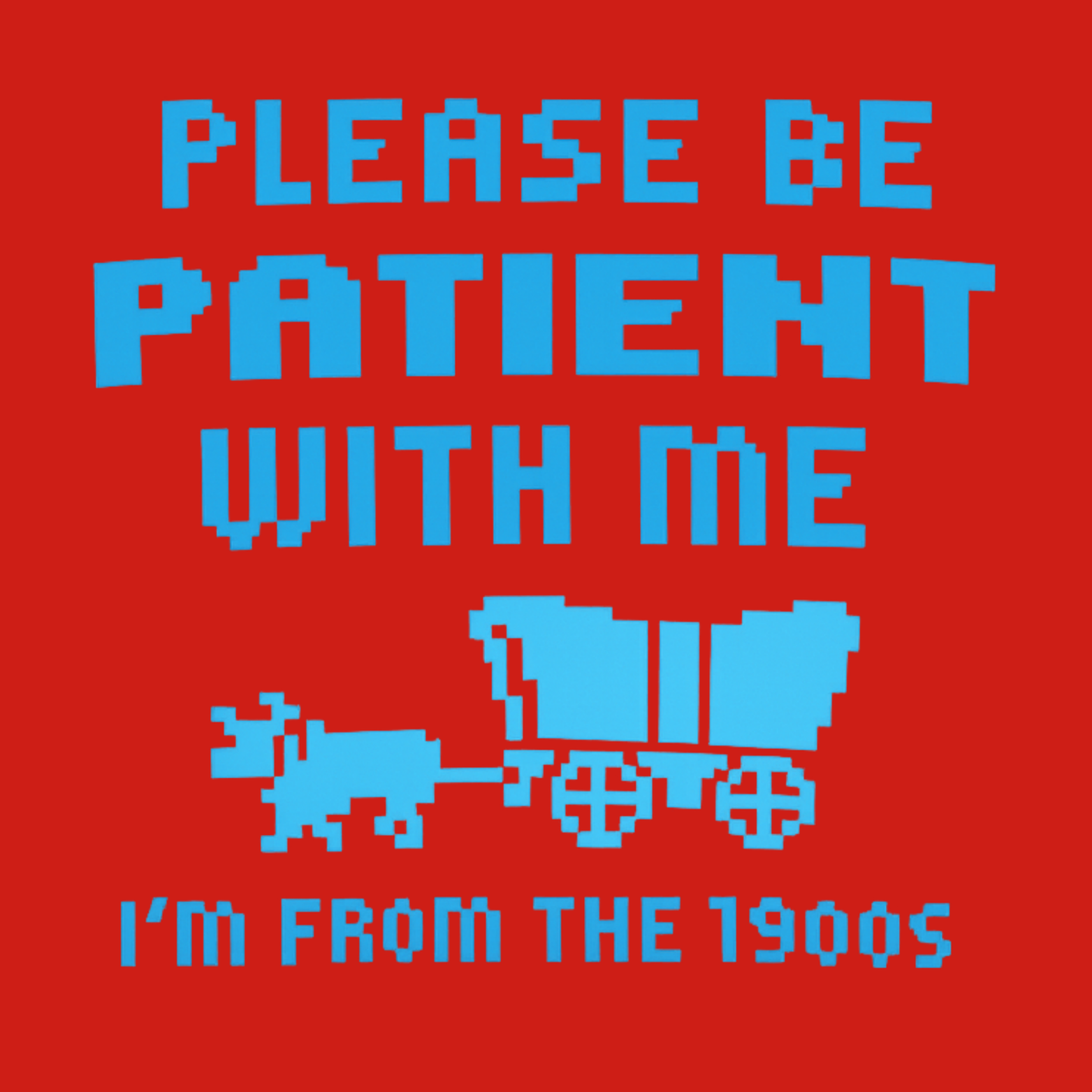 Please Be Patient I'm From The 1900s Hoodie - Red design preview