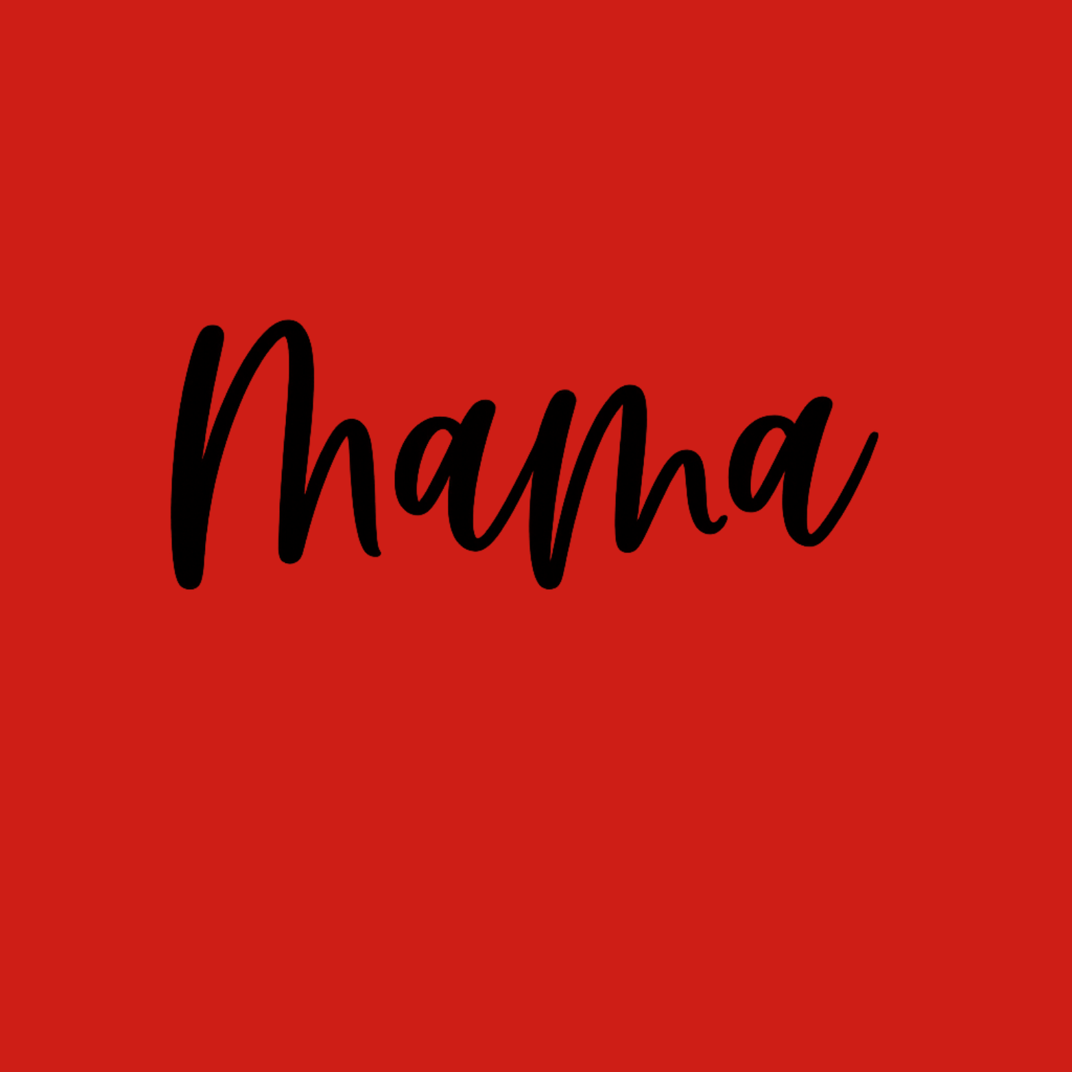 MAMA Hoodie - Red design preview