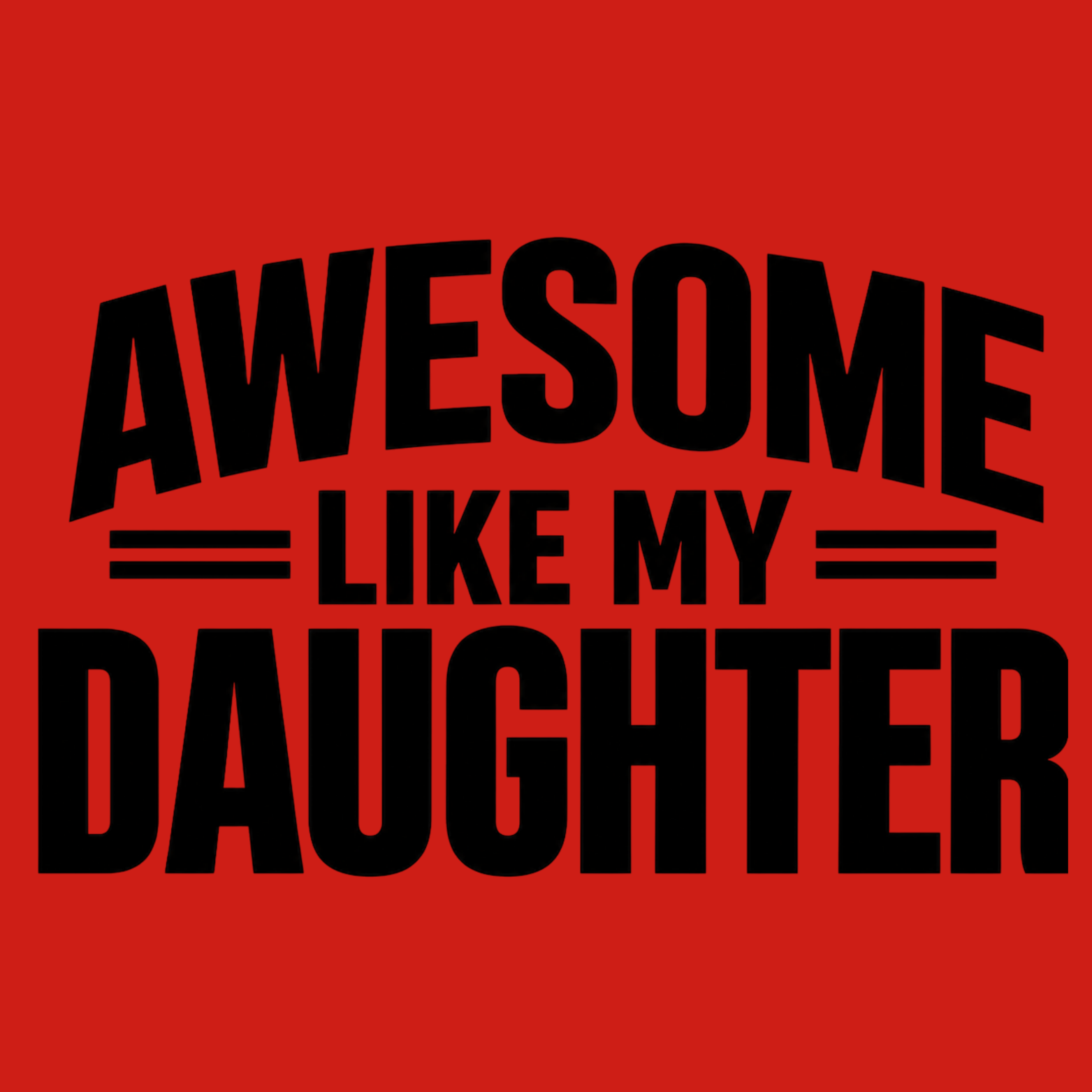 Awesome Like My Daughter Hoodie - Red design preview