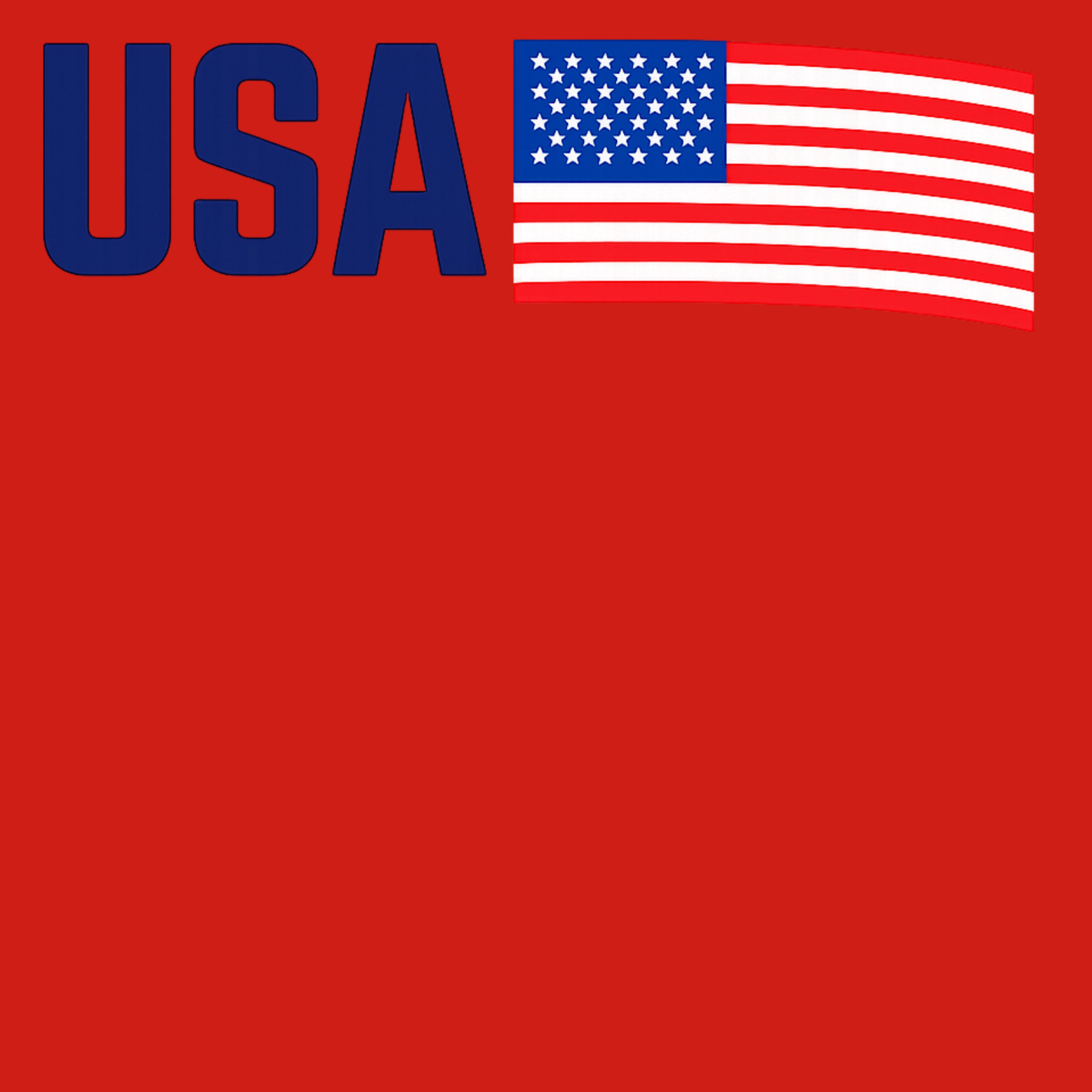 USA Hoodie - Red design preview