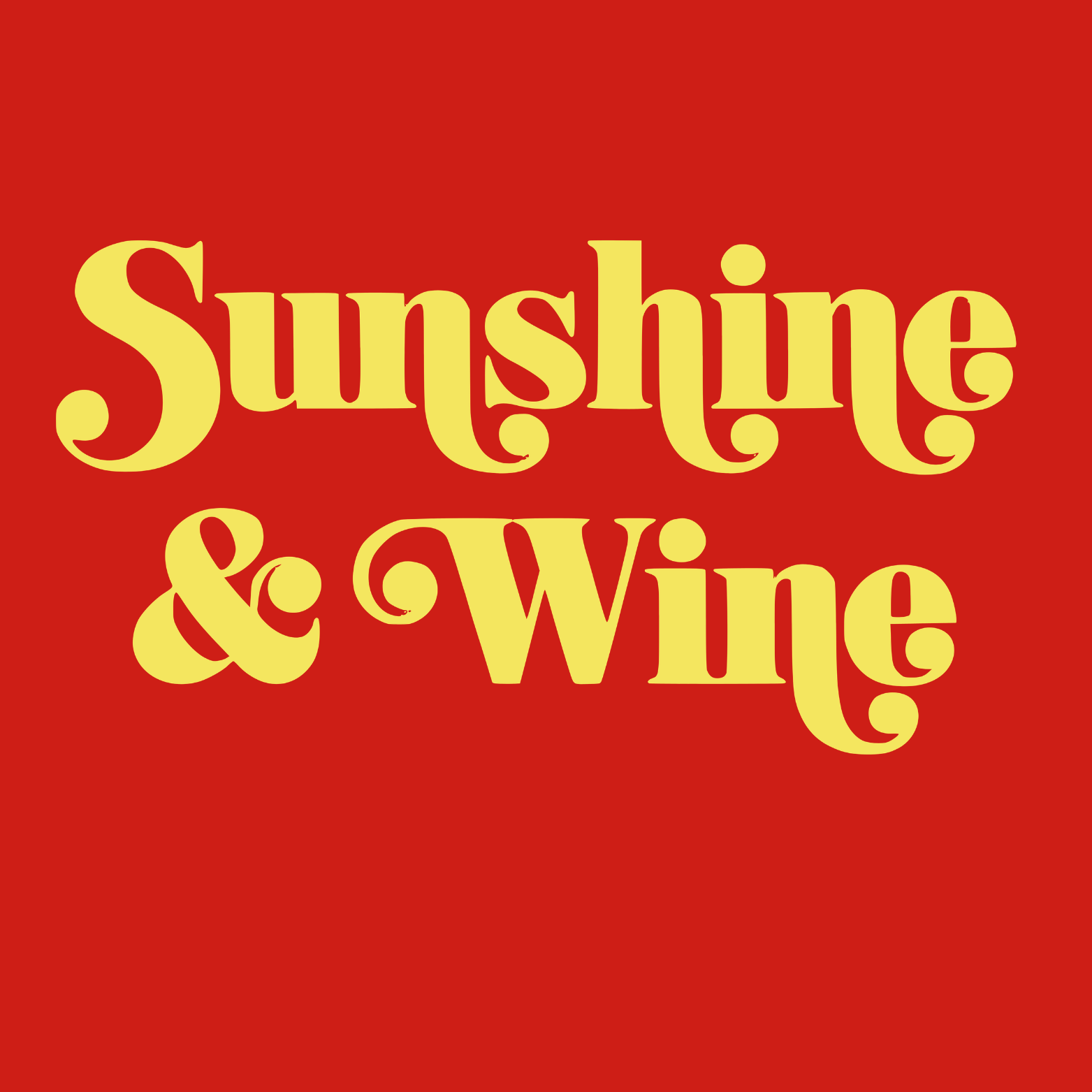 Sunshine & Wine Hoodie - Red design preview