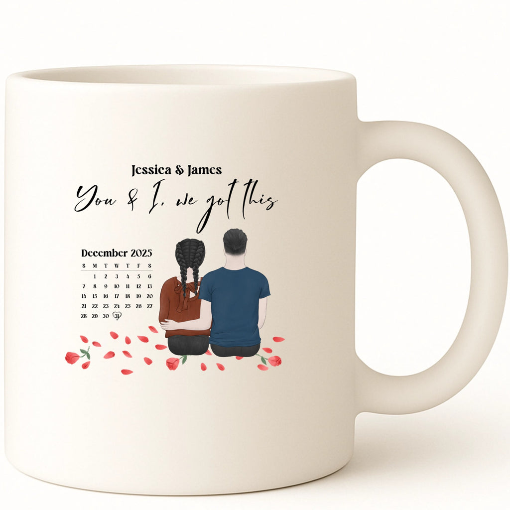 You and I, we got this Coffee Mug hero product mockup