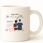 You and I, we got this Coffee Mug hero product mockup