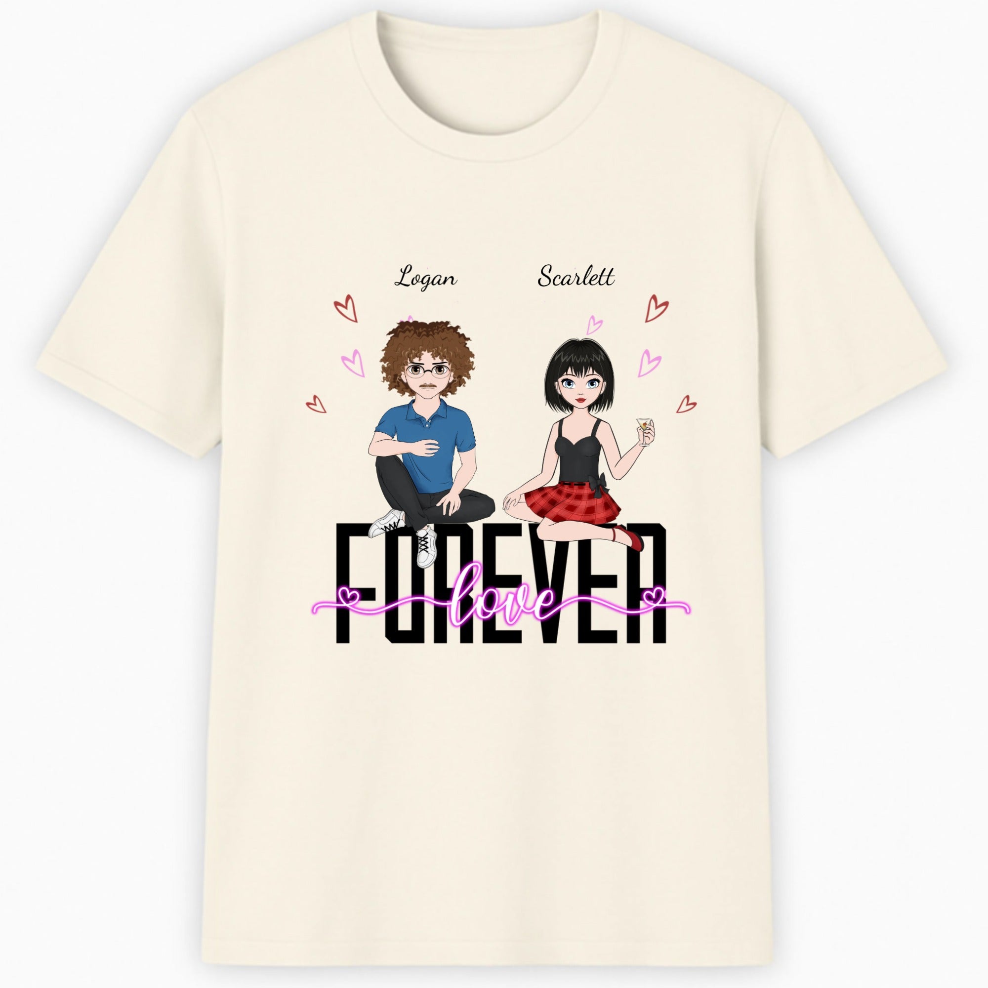 Forever love Classic T-Shirt hero product mockup