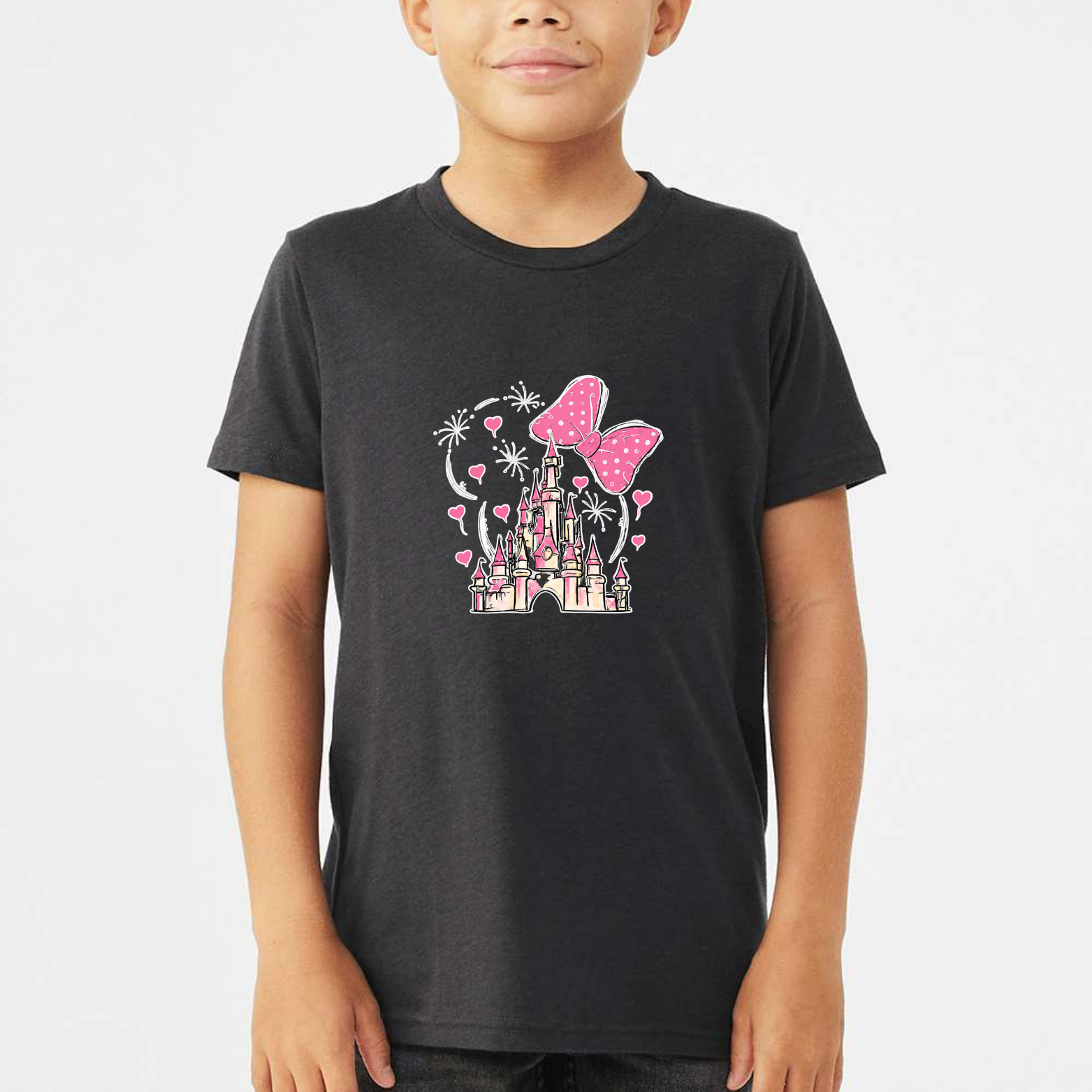 Magical Youth Triblend Tee - Black Heather front mockup