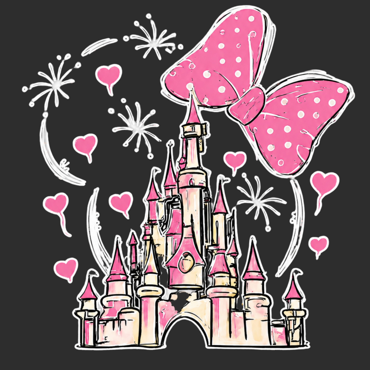 Magical Youth Triblend Tee - Black Heather design preview