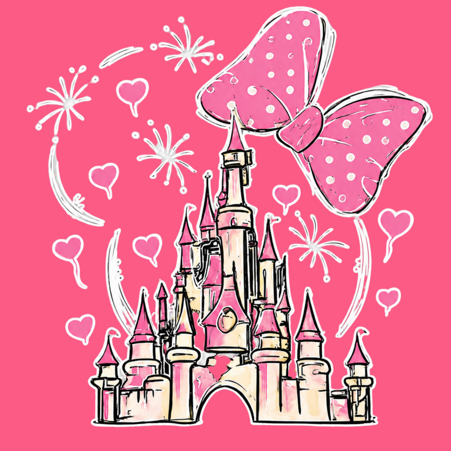 Magical Youth Triblend Tee - Pink design preview