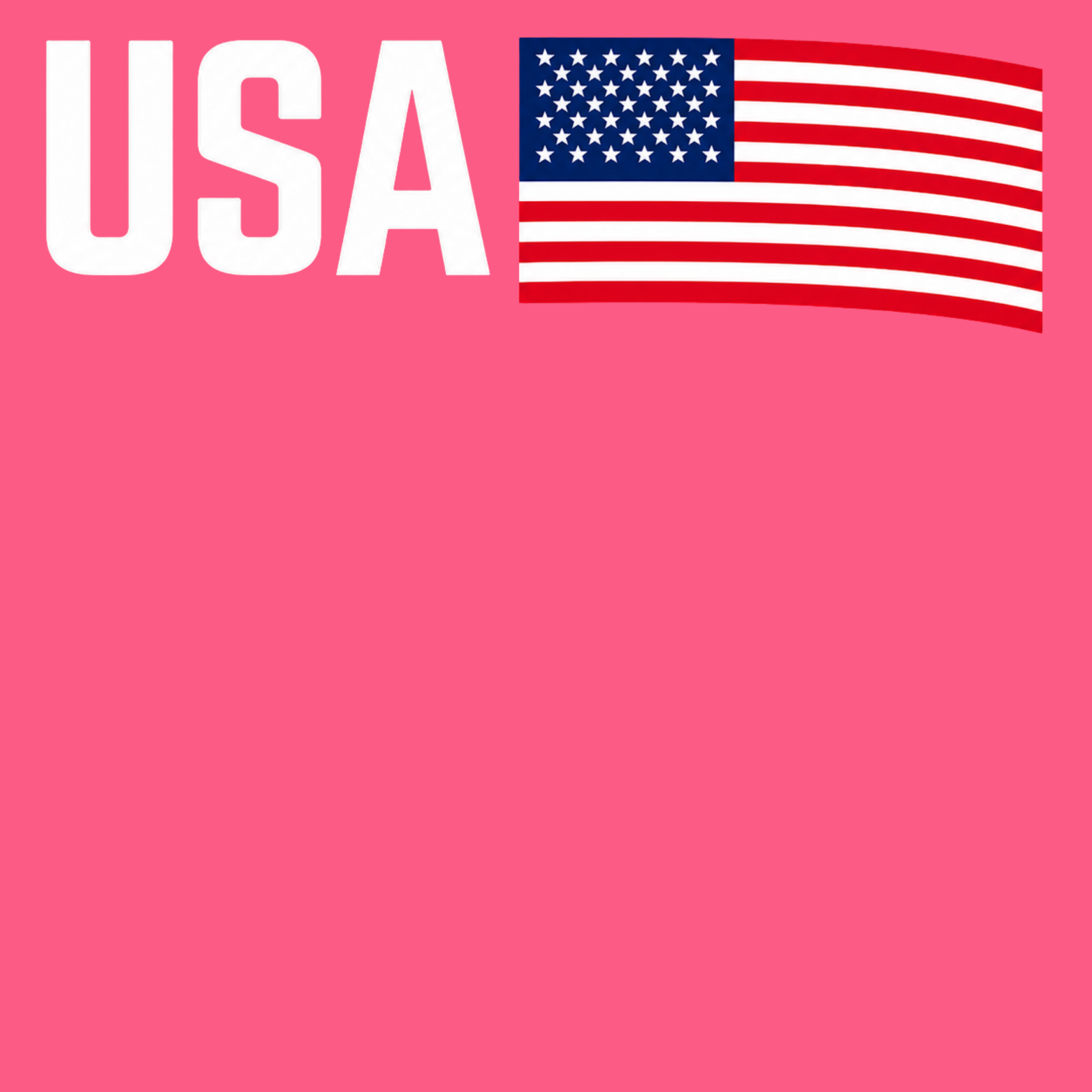 USA Youth Triblend Tee - Pink design preview