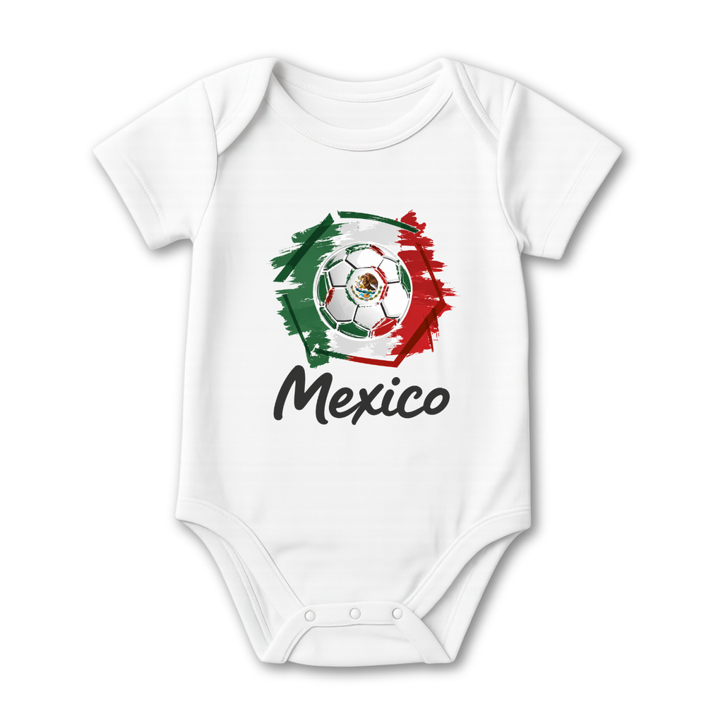 Mexico Football Baby Onesie color variation 1