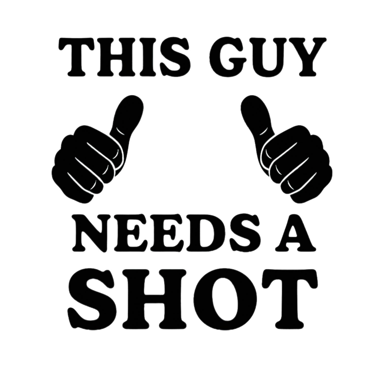 This Guy Needs A Shot Flask - details 1