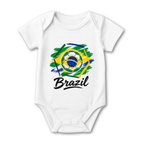 Brazil Football Baby Onesie color variation 1