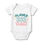 Player 222 Baby Onesie color variation 1