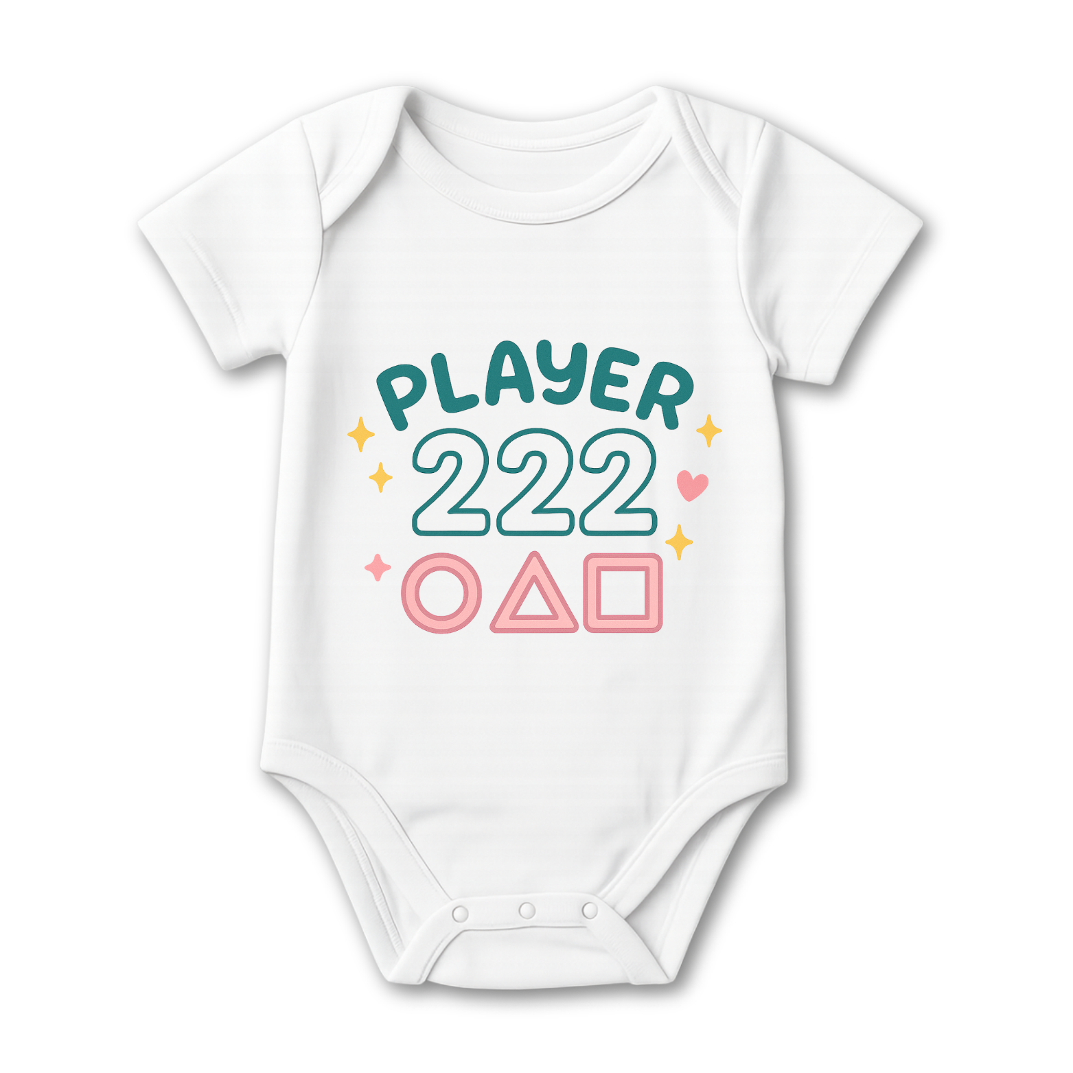 Player 222 Baby Onesie color variation 1