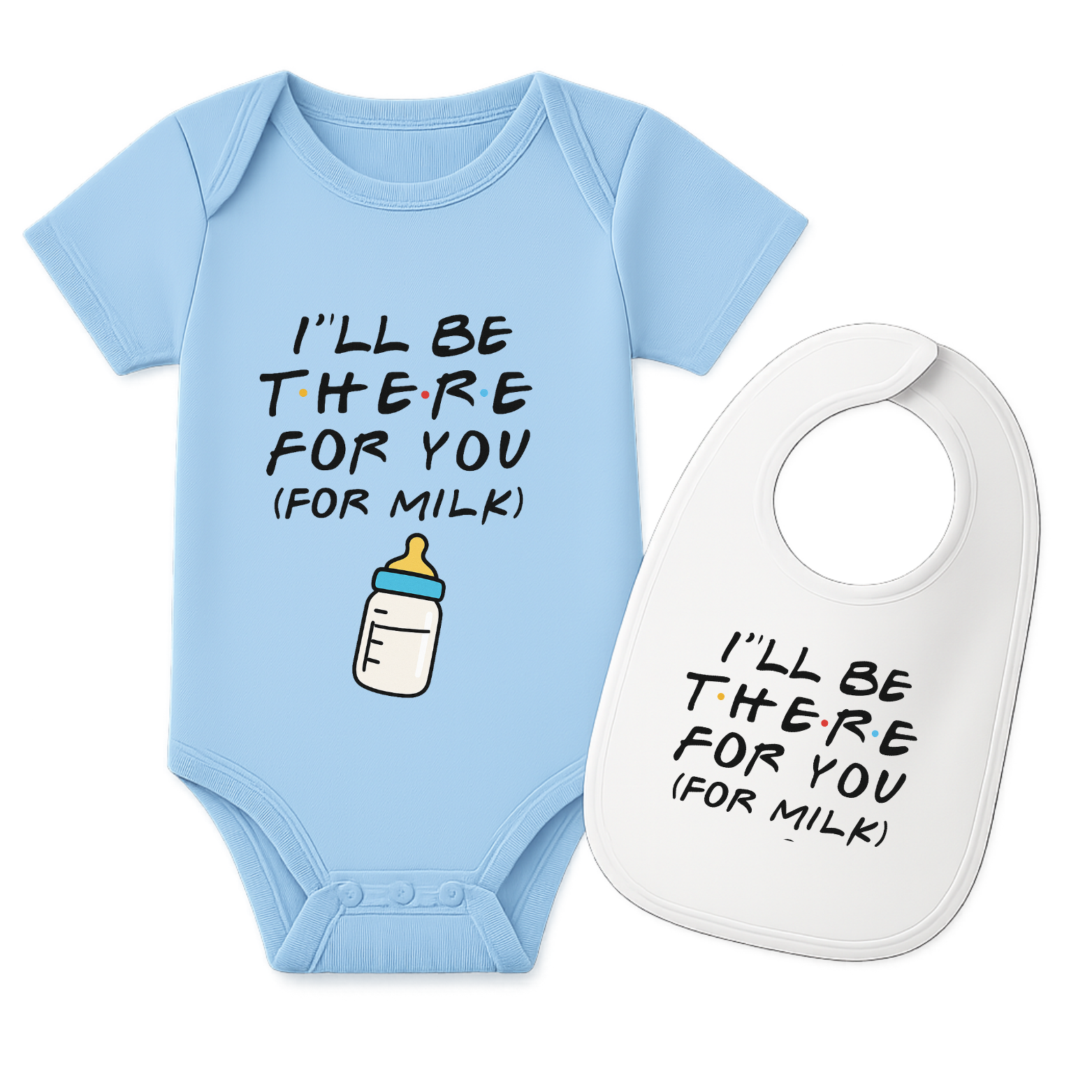 I'll Be There For You Baby Onesie color variation 1