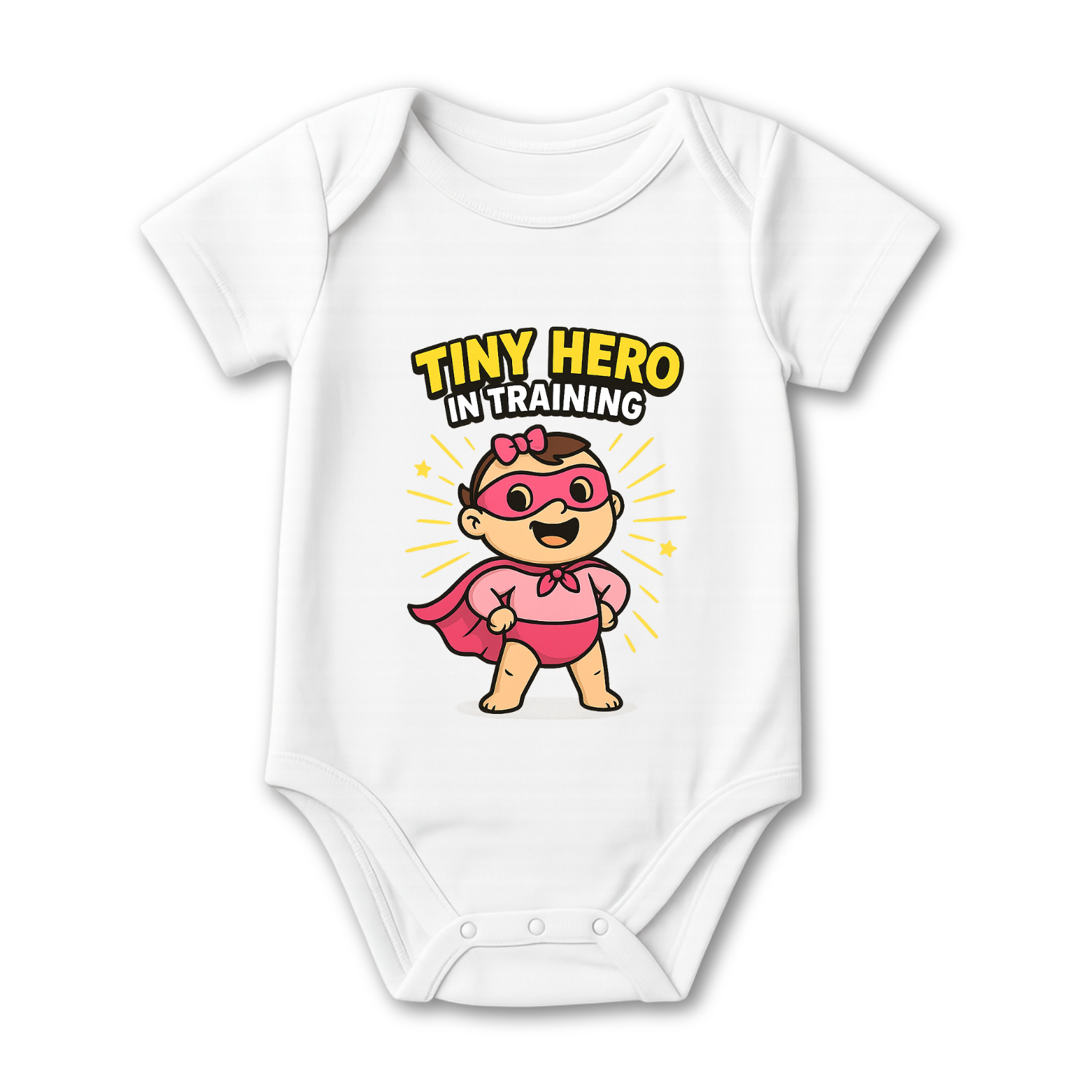 Tiny Hero In Training Baby Onesie color variation 1
