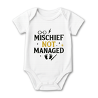 Mischief Not Managed Baby Onesie color variation 1