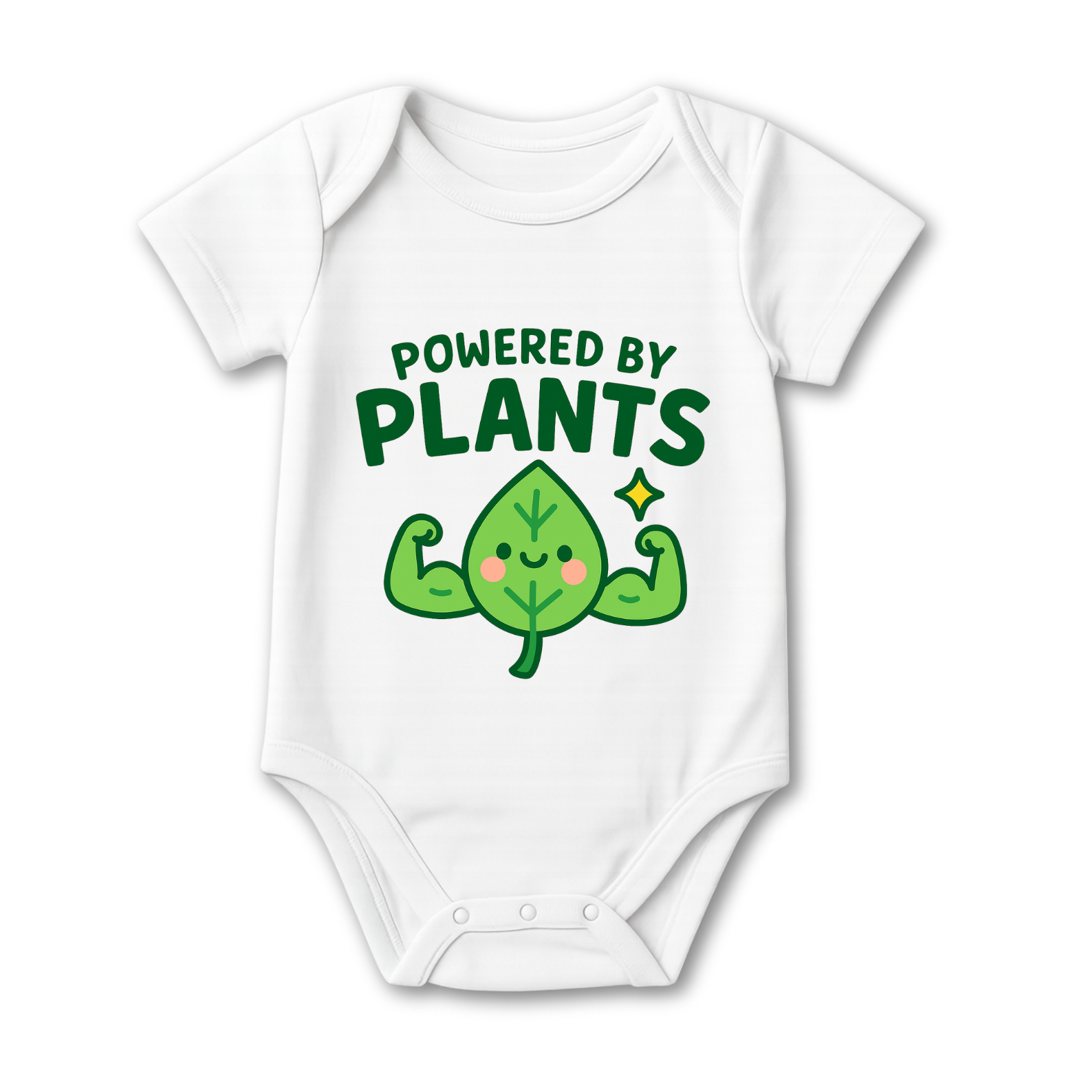Powered By Plants Baby Onesie color variation 1