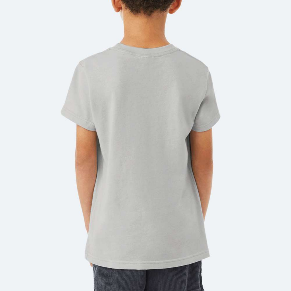 Take Me Out To The Ballgame Youth Triblend Tee - Athletic Heather back mockup