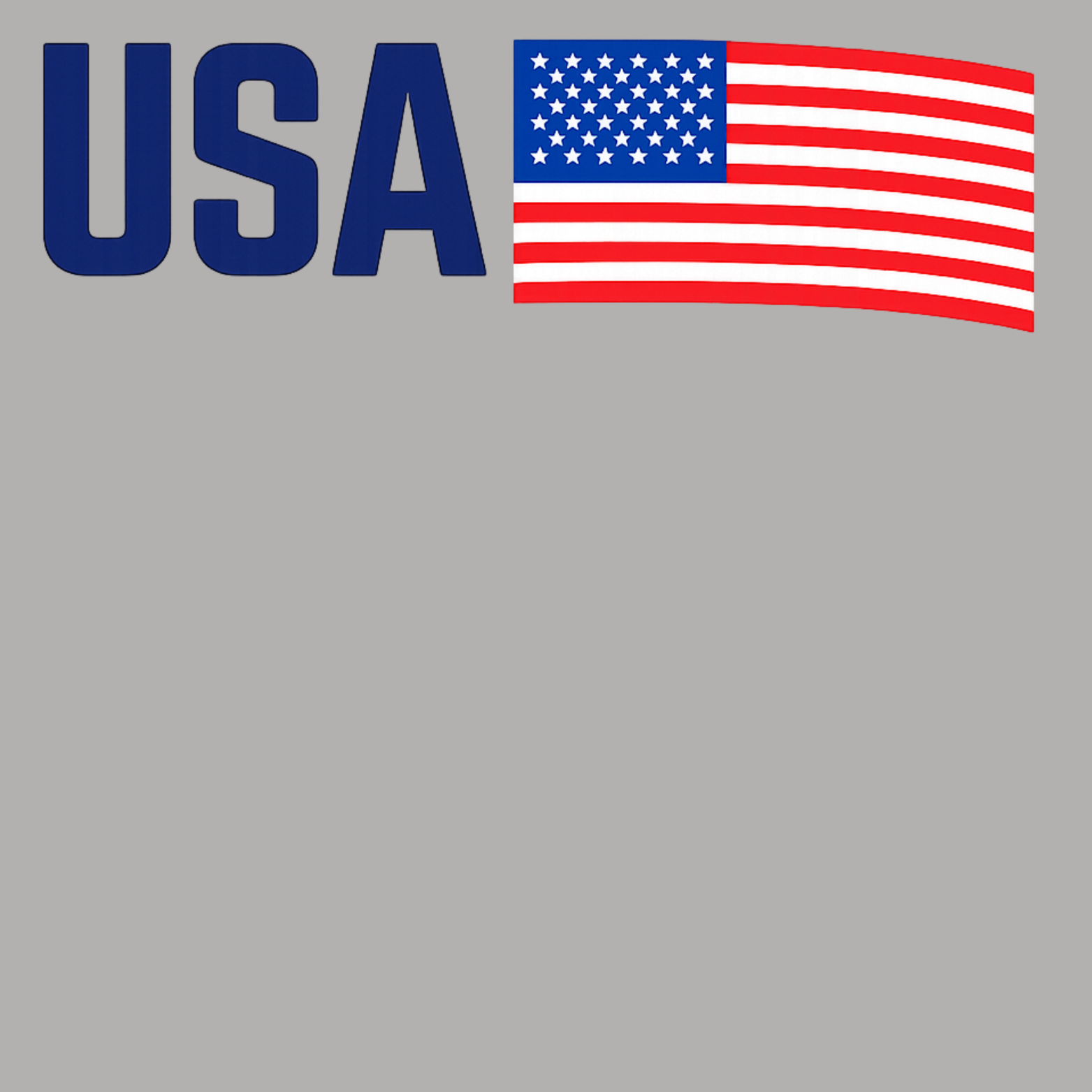 USA Hoodie - Sports Grey design preview