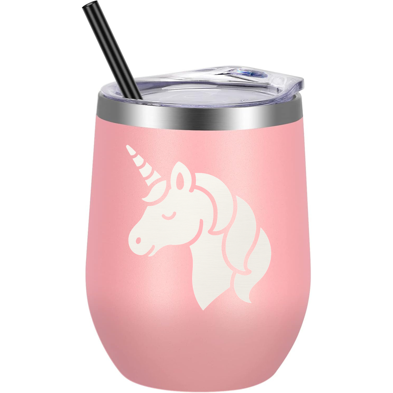 Unicorn Wine Tumbler - Pink