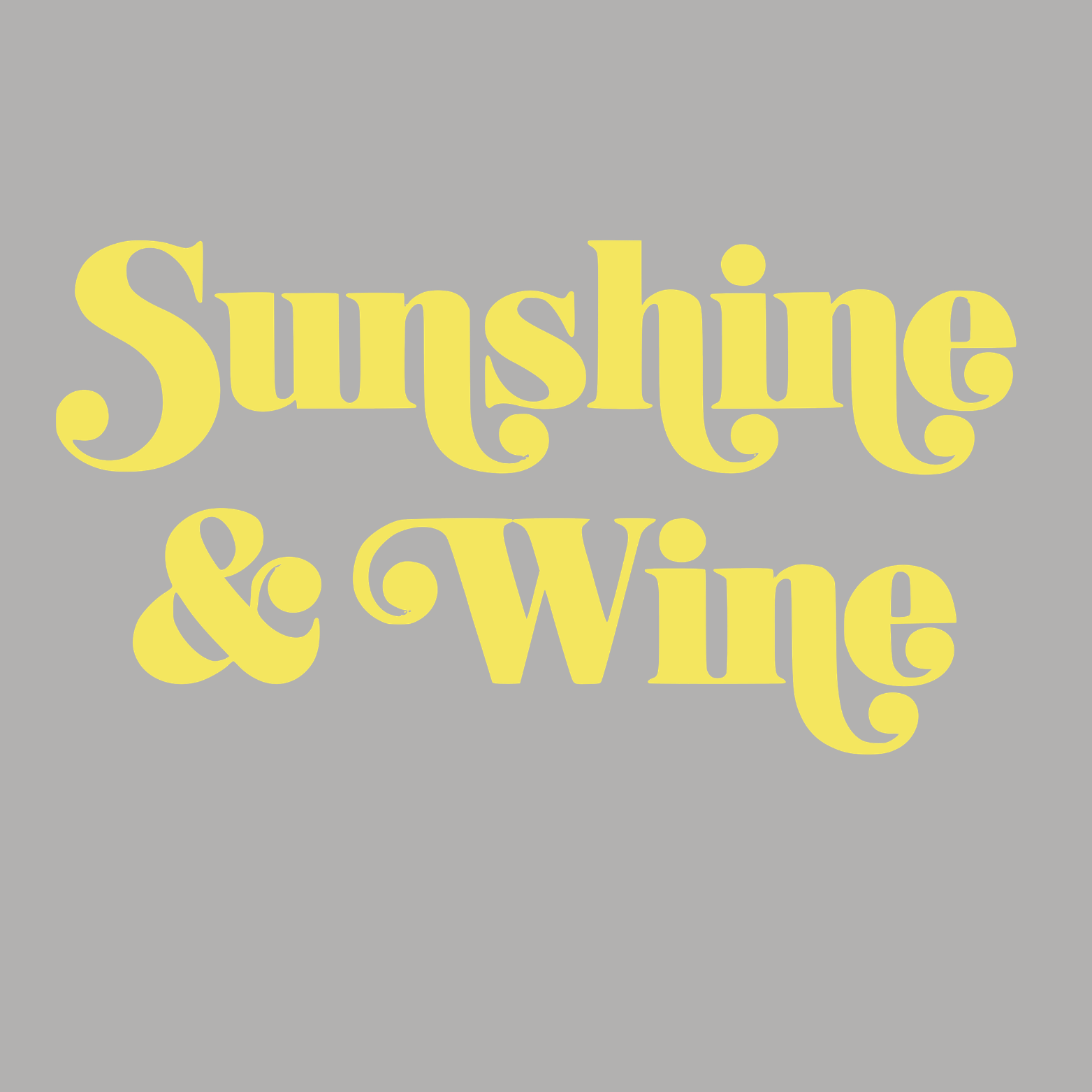 Sunshine & Wine Hoodie - Sports Grey design preview