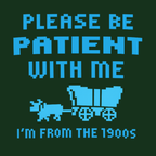 Please Be Patient I'm From The 1900s Crewneck Sweatshirt - Sports Grey design preview