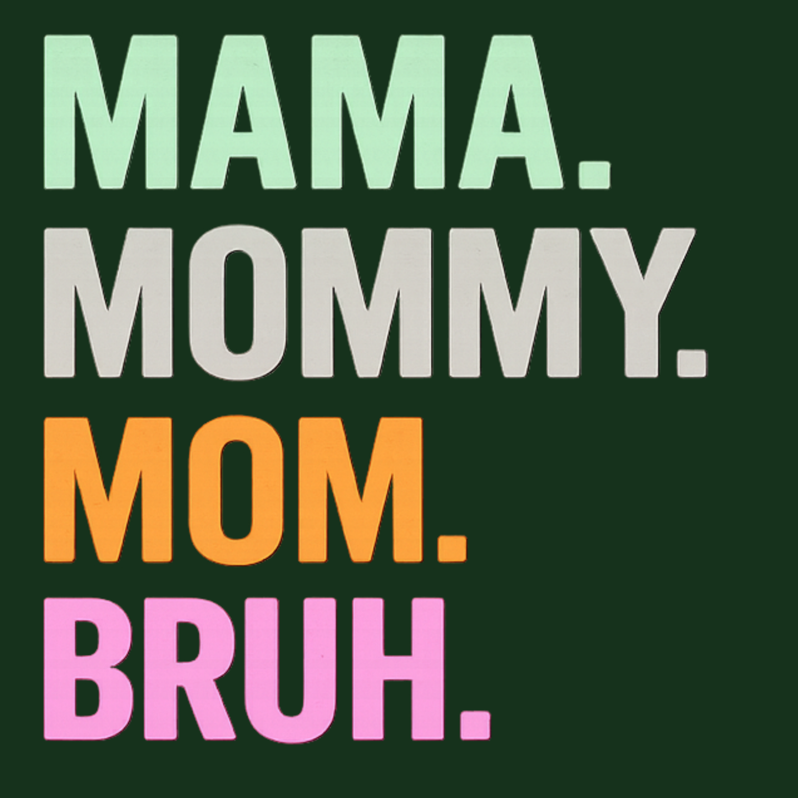 Mom Bruh Crewneck Sweatshirt - Sports Grey design preview