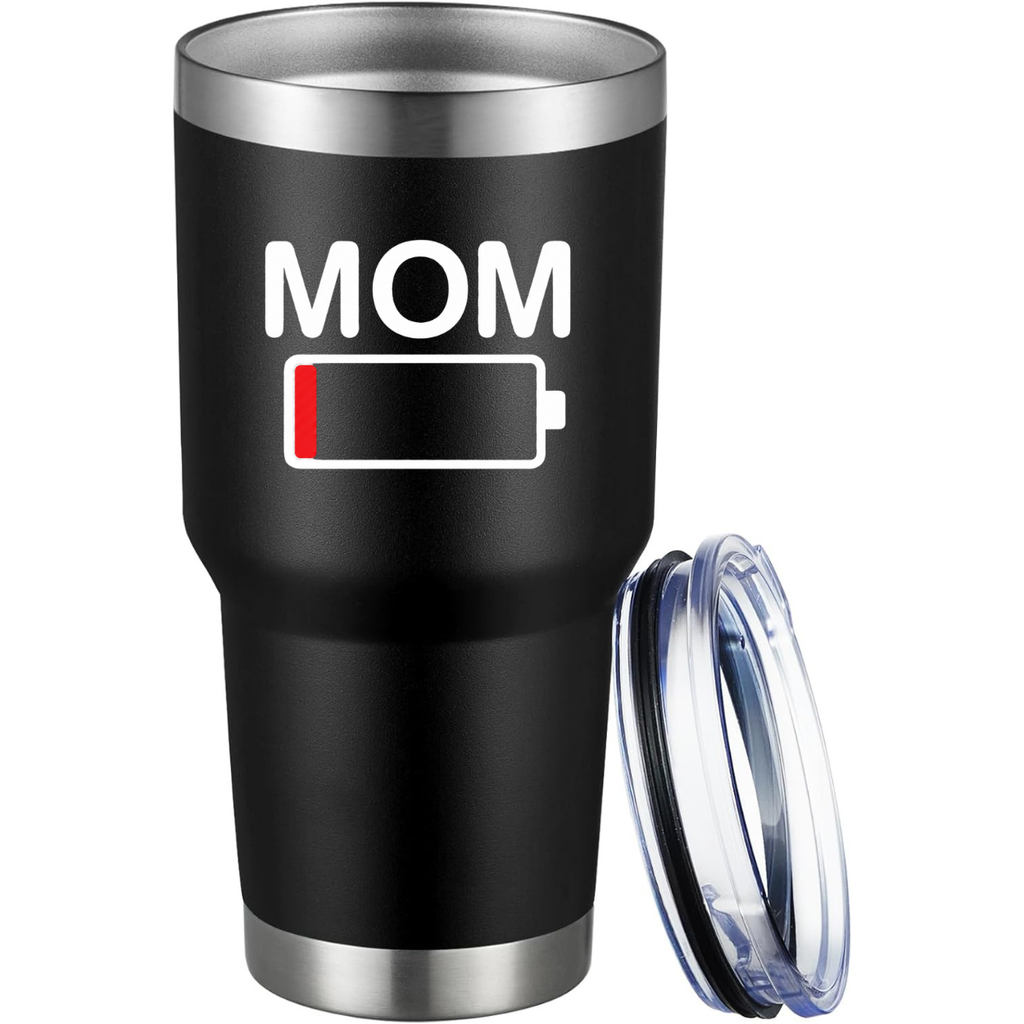 Mom Battery Low 30oz Tumbler color variation 1