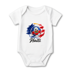 Haiti Football Baby Onesie color variation 1