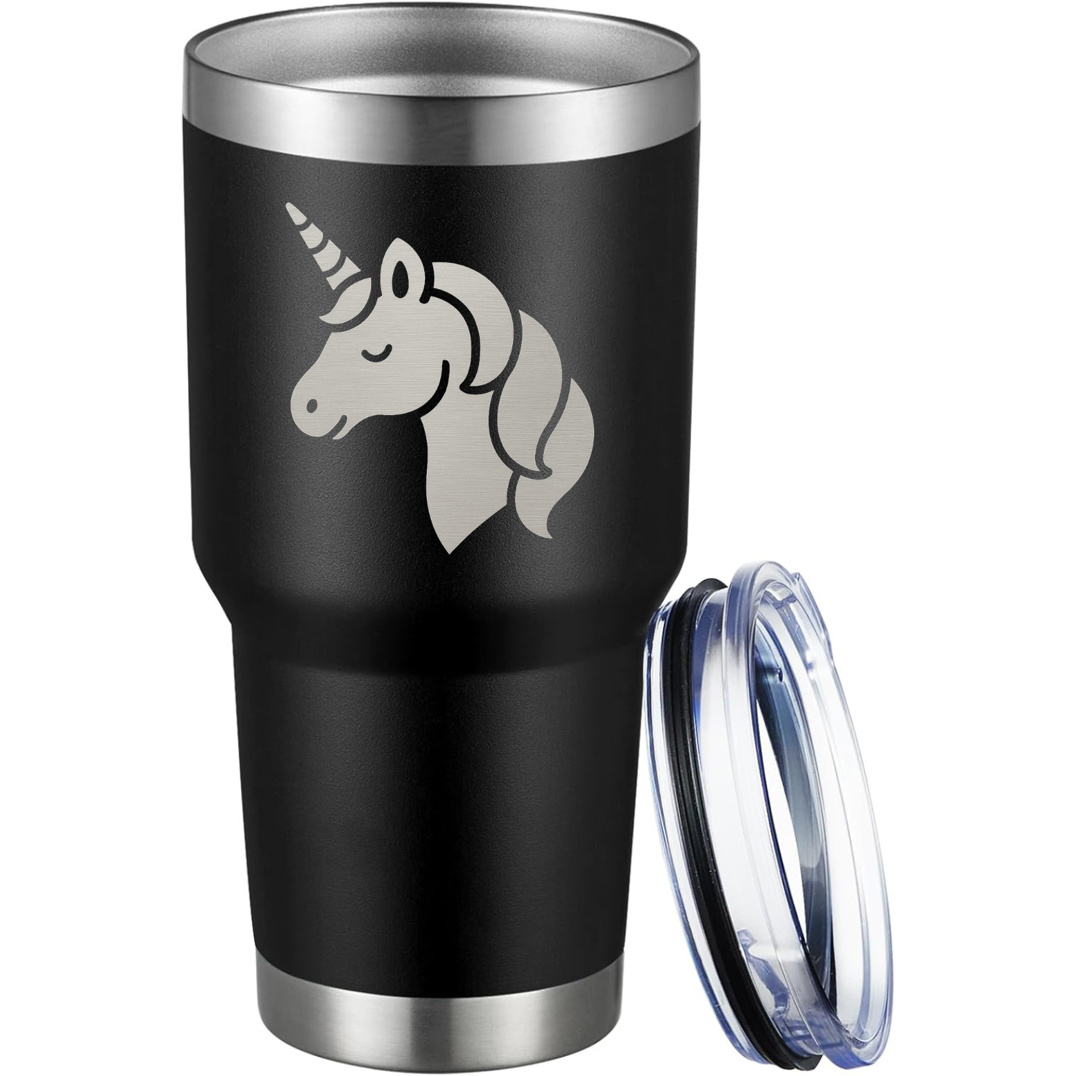 Unicorn 30oz Tumbler - Black