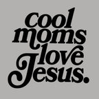 Cool Moms Love Jesus Hoodie - Sports Grey design preview