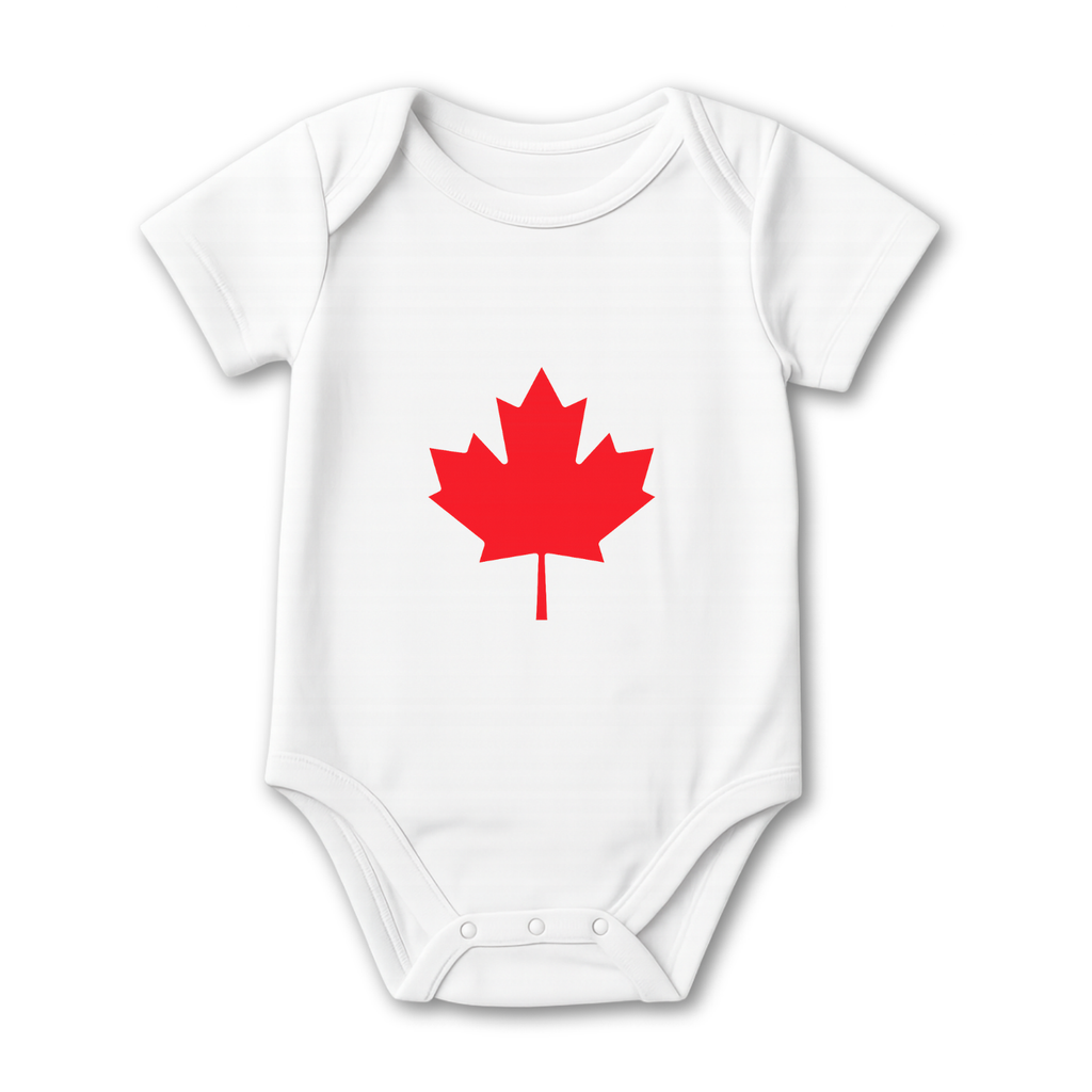 Canada Maple Leaf Baby Onesie color variation 1
