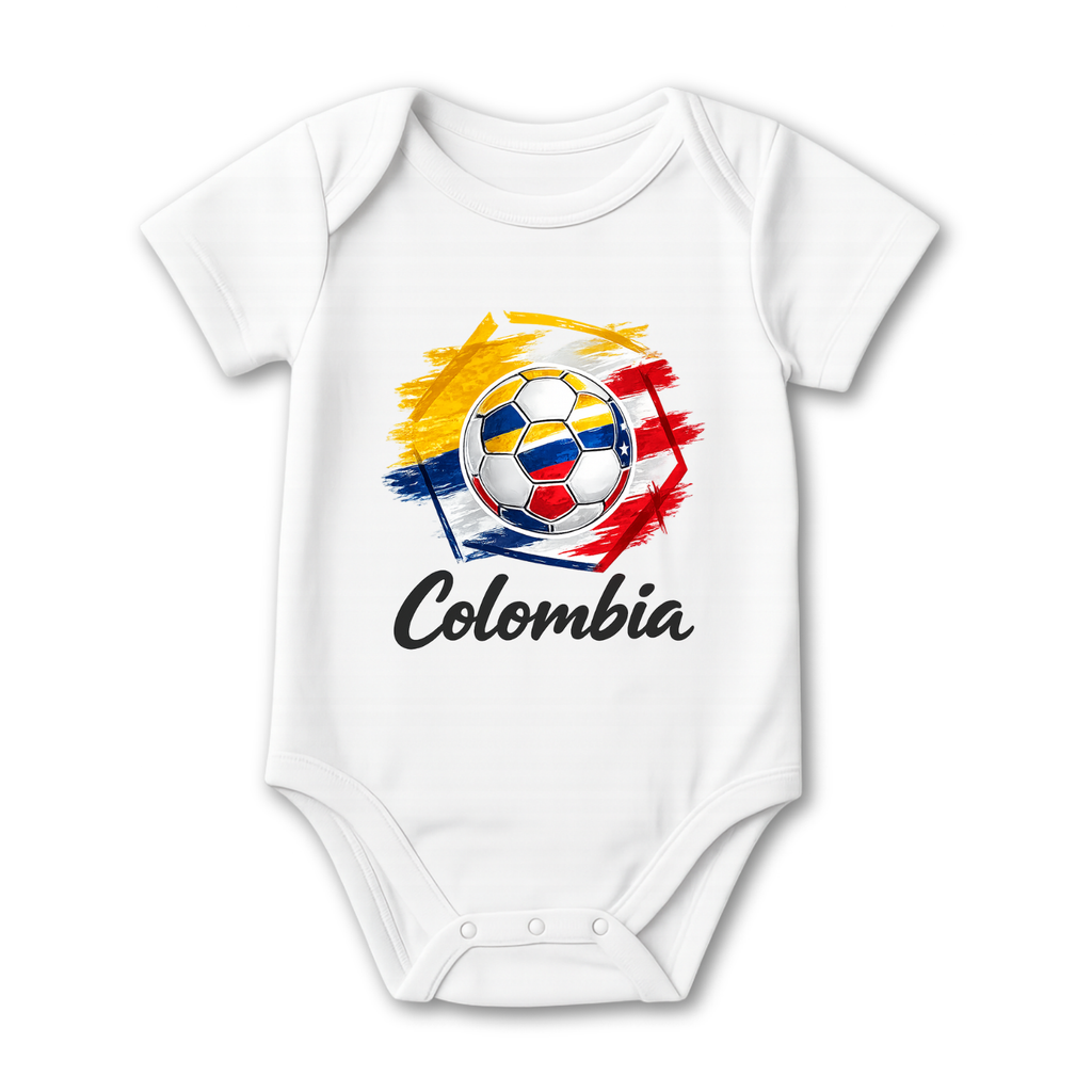 Colombia Football Baby Onesie color variation 1