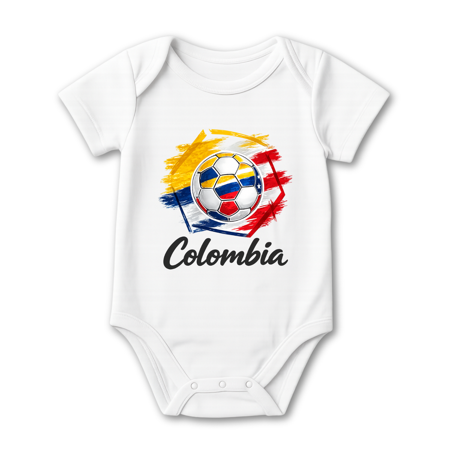 Colombia Football Baby Onesie color variation 1