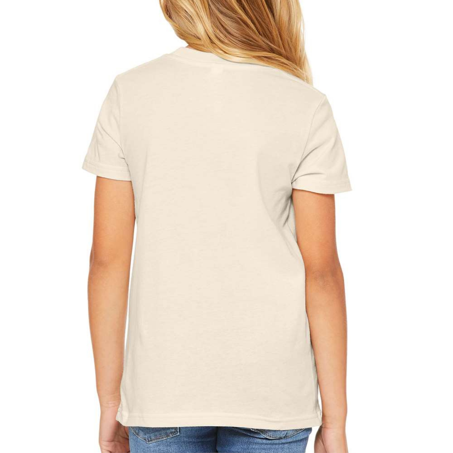 Magical Youth Triblend Tee - Natural back mockup