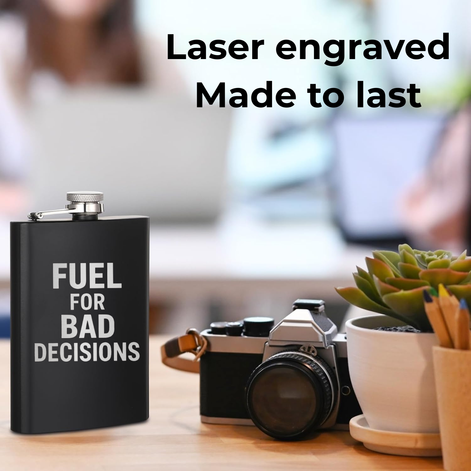 Fuel For Bad Decisions Flask - details 1