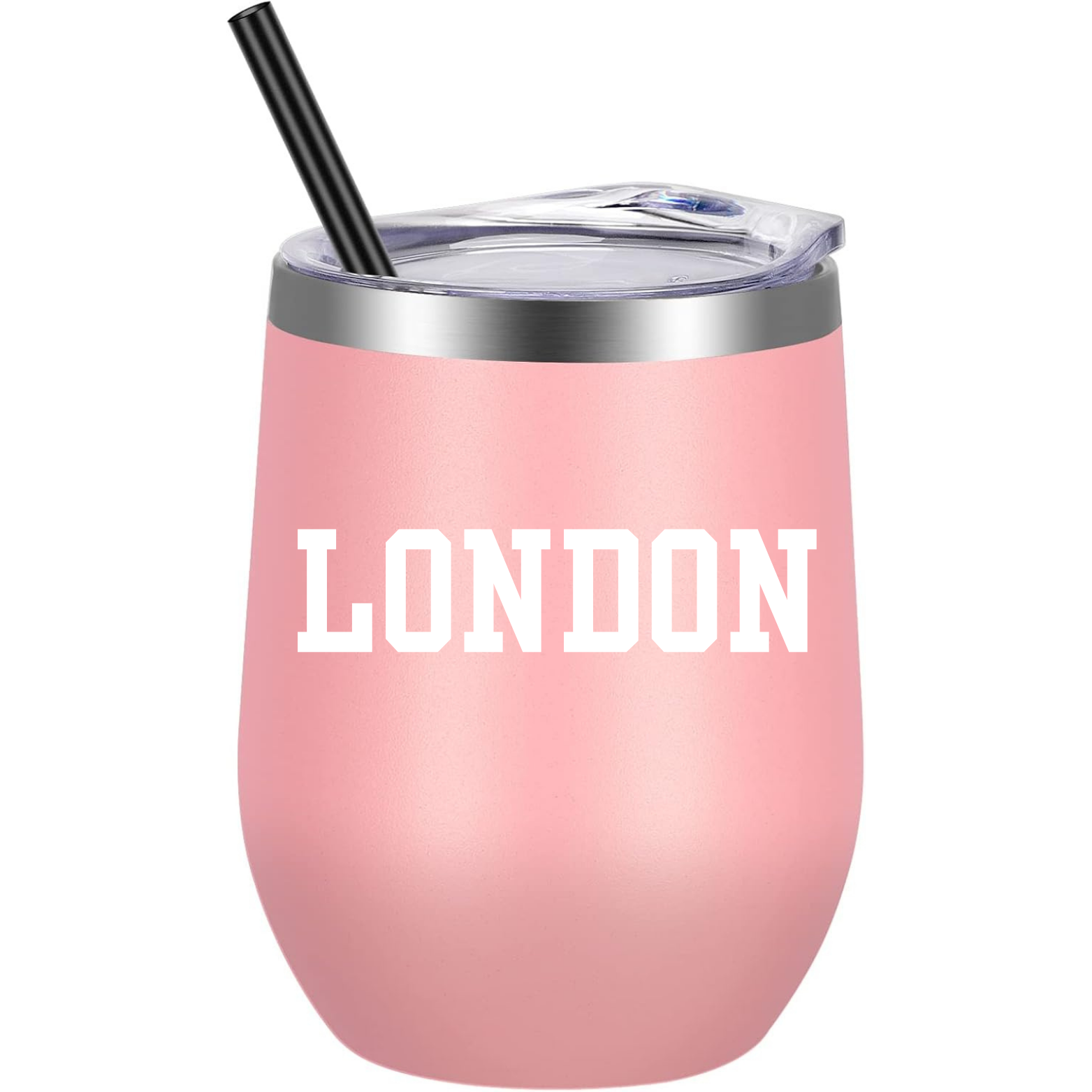 London Wine Tumbler - Pink