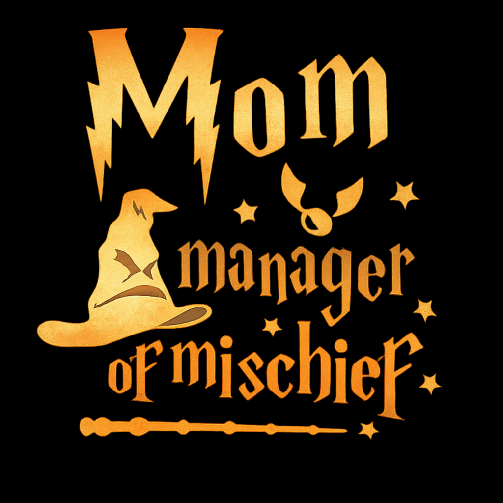 Mom Manager Of Mischief Hoodie - Sports Grey design preview