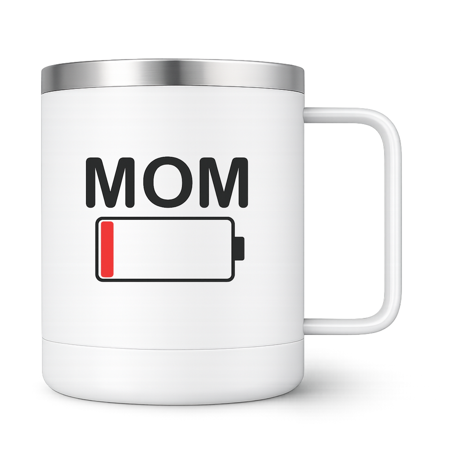 Mom Battery Low Travel Coffee Tumbler color variation 1