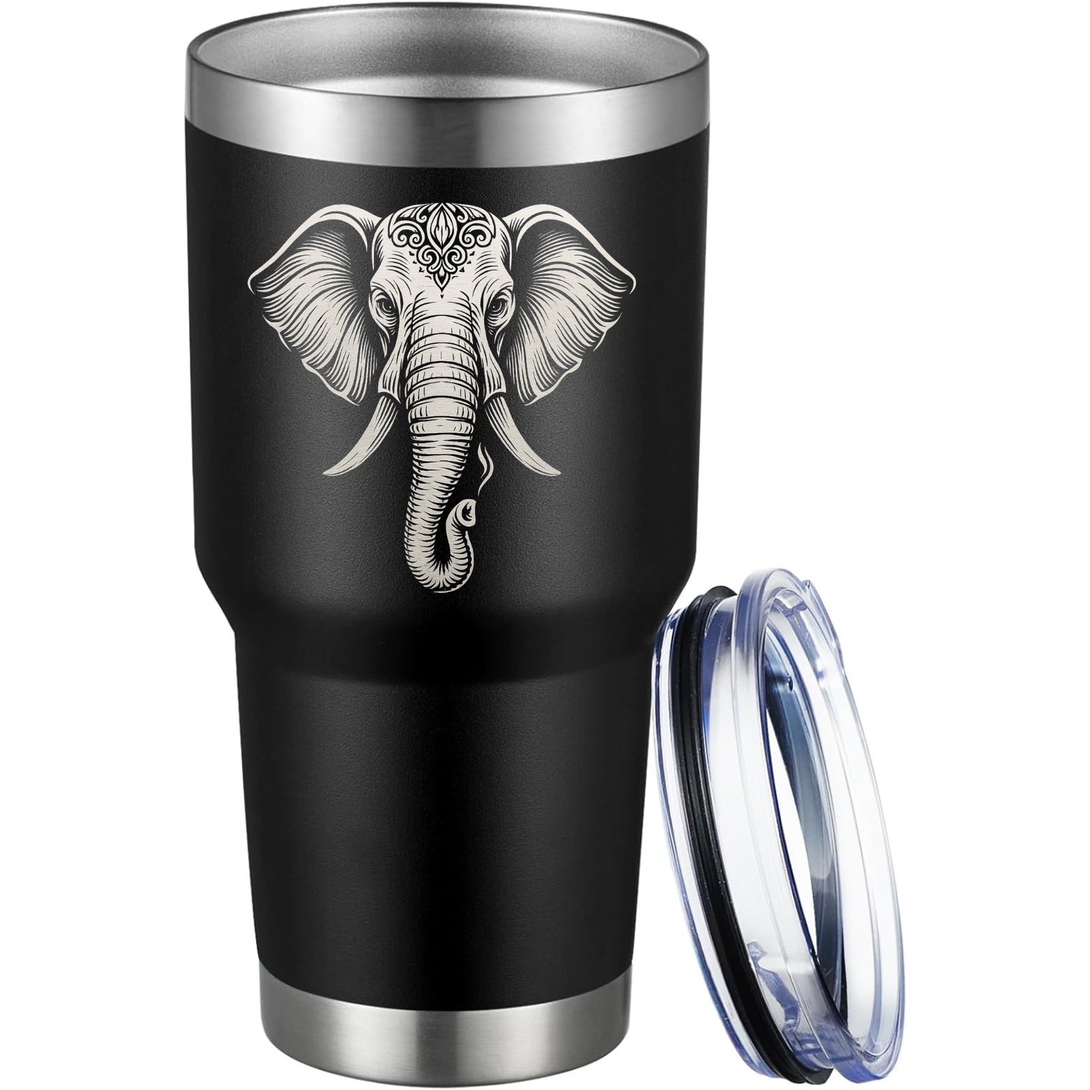 Elephant 30oz Tumbler - Black