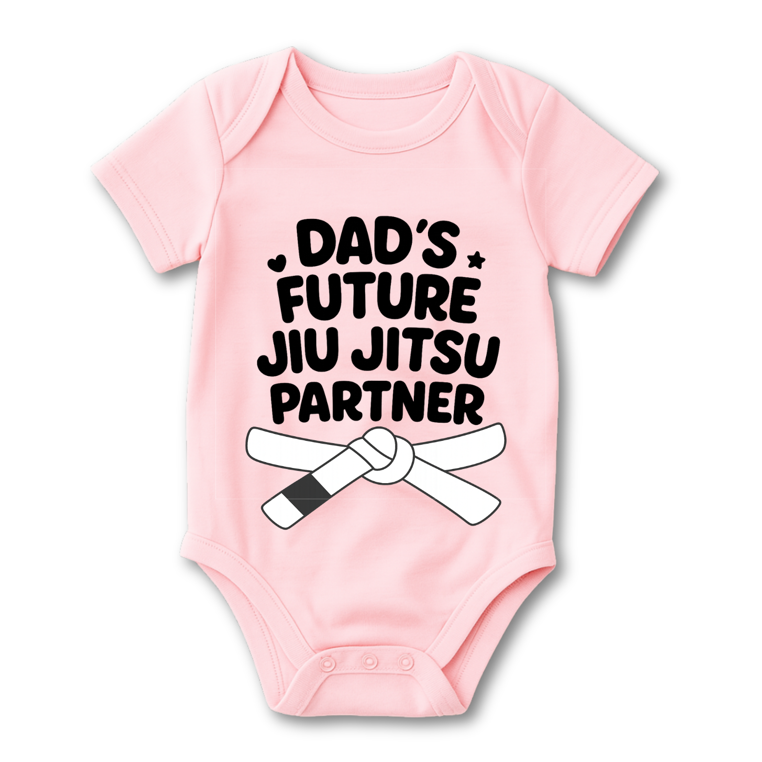 Dad's Future Jiu Jitsu Partner Baby Onesie color variation 1