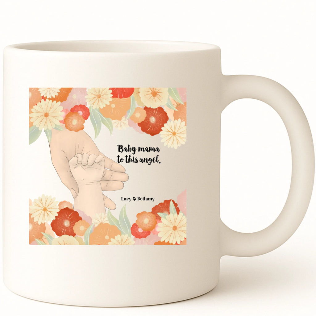 Mommy's sweet angel Coffee Mug hero product mockup