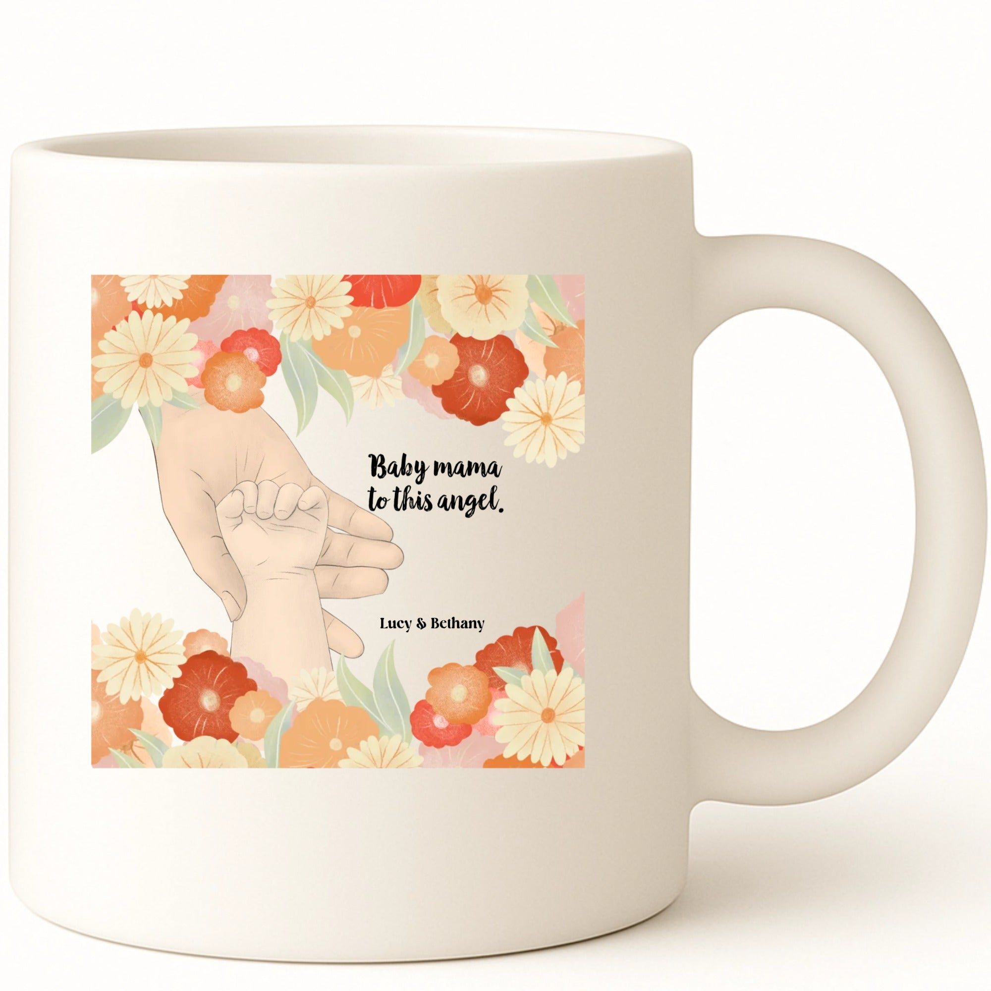 Mommy's sweet angel Coffee Mug hero product mockup