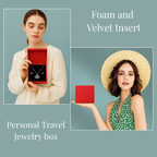 Velvet Birth Month Jewelry Box (Name)